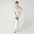 Graceful Sequin Embellished Mesh Mermaid Maxi Dress